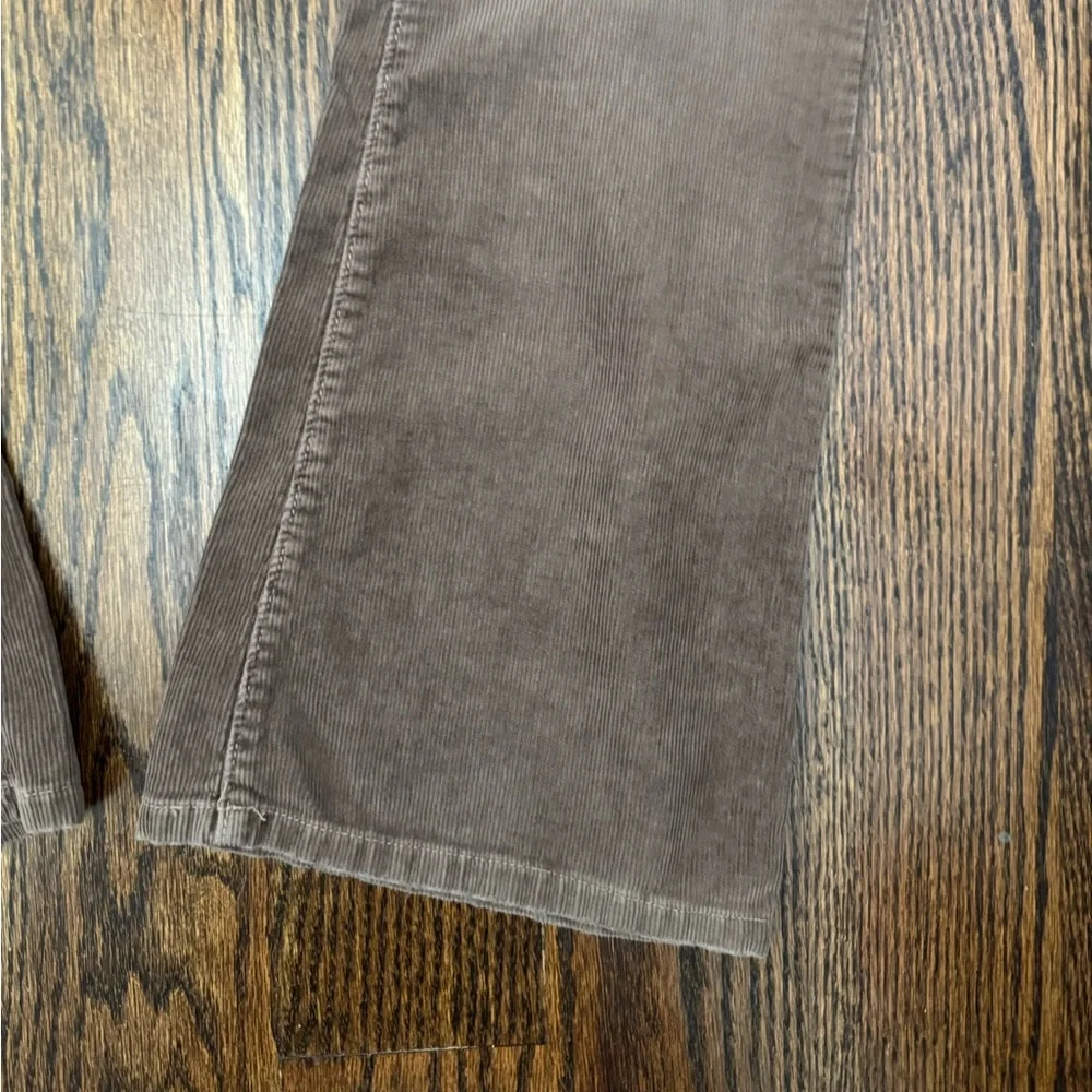 NWT Vtg RED TAG Abercrombie & Fitch Corduroy Flare Pants Y2K Deadstock Brown 2 - Picture 7 of 13